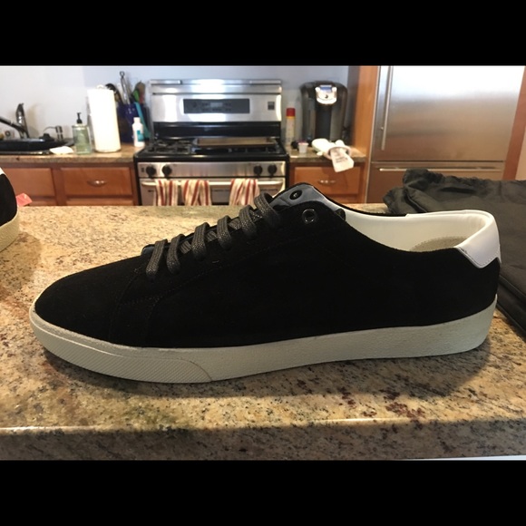 Saint Lauren leather low top sneakers - Picture 6 of 8